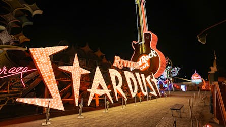 The Neon Museum and helicopter night flight spectacular